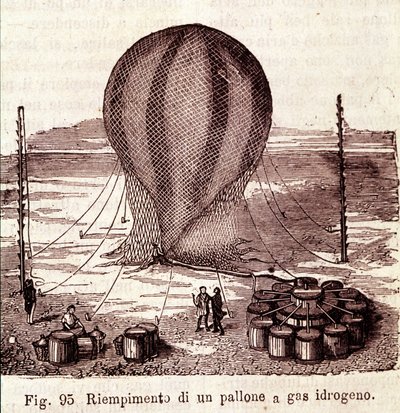 Vetykaasupullon täyttötoiminto. tekijältä Unknown artist