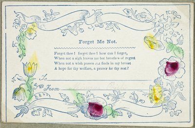 Forget Me Not (ystävänpäivä) tekijältä Unknown artist