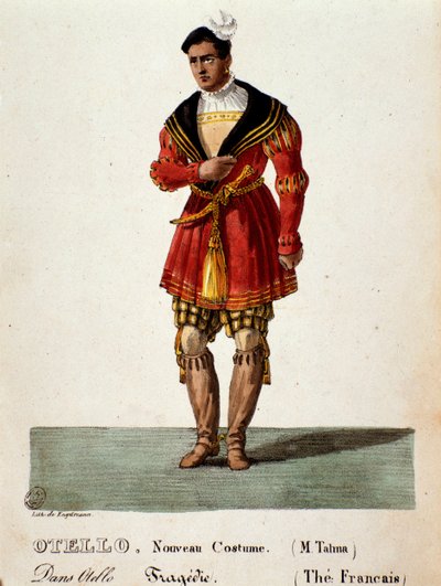 Francois Joseph Talma Jean-Francois Ducisin Othellossa tekijältä Unknown artist