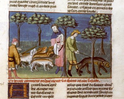 Gaston Phoebus, Metsästyssopimus tekijältä Unknown artist