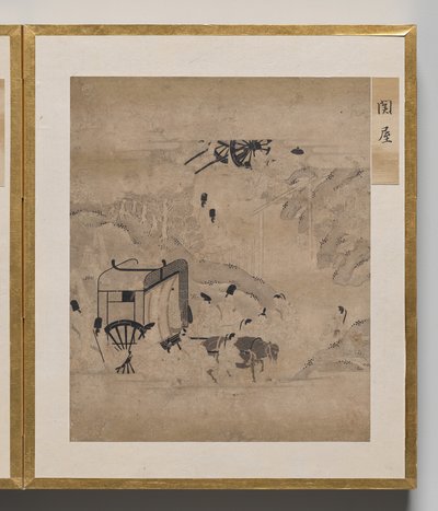 Gatehouse Album of Illustrations for the Tale of Genji tekijältä Unknown artist