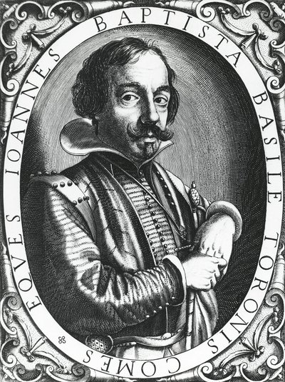 Giambattista Basile (1566-1632) napolilainen runoilija, välittäjä ja satujen kerääjä. tekijältä Unknown artist