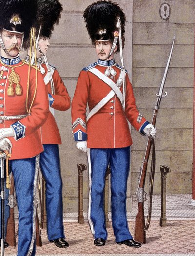 Tanskan kaartin kranaadierit tekijältä Unknown artist