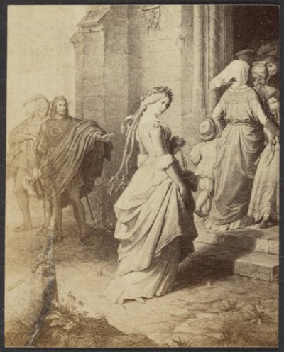Gretchen (Faust) by W.V. Kaulbach tekijältä Unknown artist