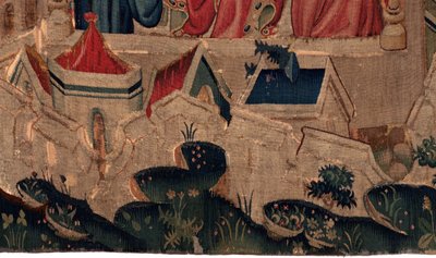 Saint Piatin ja Saint Eleuthèren historia, kohtaus 9 Saint-Éleuthère vahvistetaan Tournain piispaksi (Au boin saint l