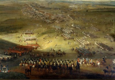 Hollannin sota: Kokesbergin taistelu (1677), jota kutsutaan myös Kochersbergiksi (Elsassissa) Anonyymi maalaus vuodelta 1677. Chateau De Vaux Le Viscount. tekijältä Unknown artist