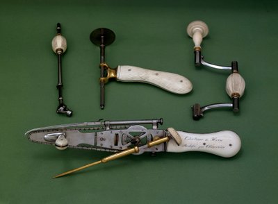 1700-luvun kirurgiset instrumentit. Chaniere Hein. Coll. Osa. tekijältä Unknown artist