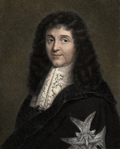 Jean Baptiste (Jean-Baptiste) Colbert 1619-1683 - kaiverrus - 1800-luku tekijältä Unknown artist