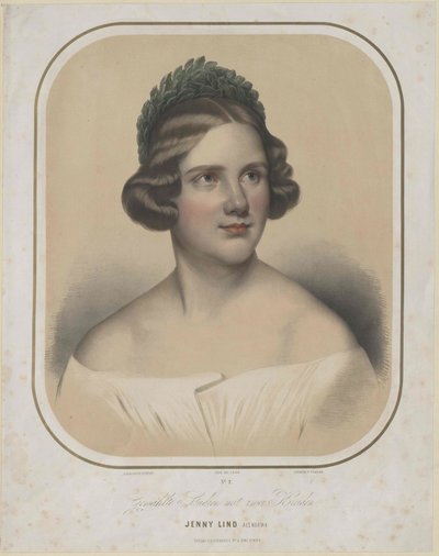 Jenny Lind (tulosta) tekijältä Unknown artist