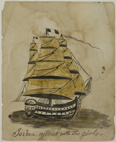 Joshua Afloat tyttöjen kanssa tekijältä Unknown artist