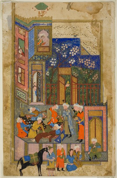 Hamadanin tuomari (Qazi) humalassa, kohtaus Sa