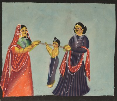 Kalighat-maalaus tekijältä Unknown artist