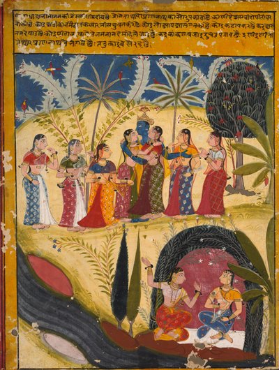 Krishna ja Gopit tekijältä Unknown artist
