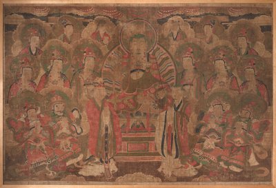 Ksitigarbha Bodhisattva kokouksen kanssa tekijältä Unknown artist