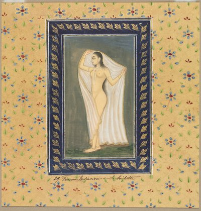 Nainen kylvyn jälkeen tekijältä Unknown artist