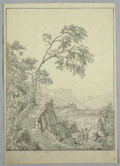 Maisema klassisilla hahmoilla tekijältä Unknown artist