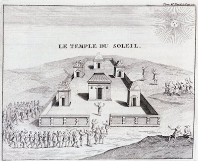 Auringon temppeli - julkaisussa ”Etelä-Amerikan historiallinen matka Espanjan kuninkaan käskystä””, kirjoittaneet Don Georges Juan & Don Antoine de Ulloa, T.II, toim. Jombert, King