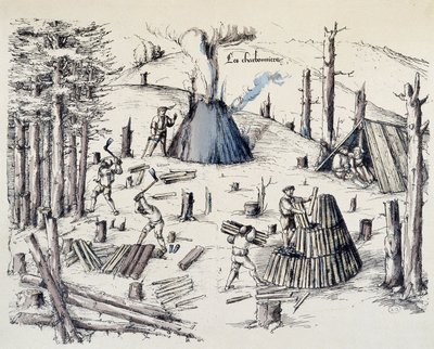 Hiilikaivostyöläiset - "" La cross aux kaivoksissa""" tekijältä Unknown artist