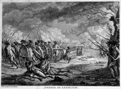 Lexington Day (Massachusetts, U.S.A.), 19. huhtikuuta tekijältä Unknown artist