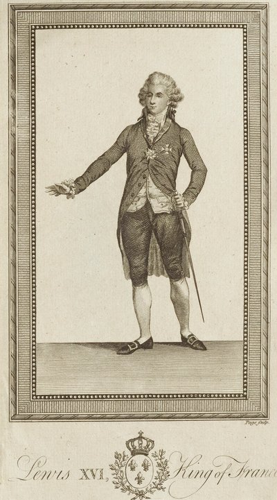 Ludvig XVI, Ranskan kuningas tekijältä Unknown artist