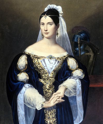 Maria de la Felicidad Malibran (1808-1836). tekijältä Unknown artist