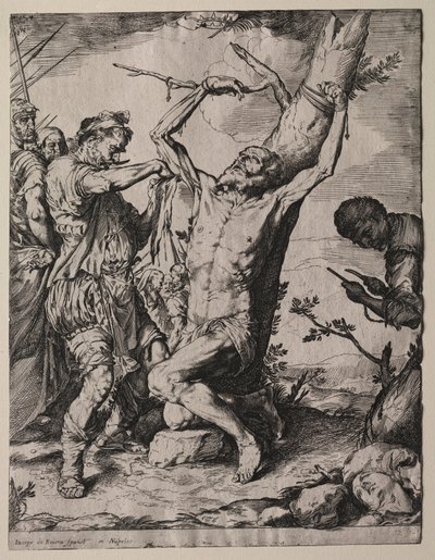 Pyhän Bartolomeuksen marttyyrikuolema tekijältä Unknown artist