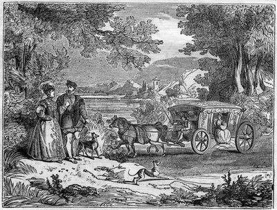 Milanolaiset puvut ja vaunut 1600-luvulla. tekijältä Unknown artist
