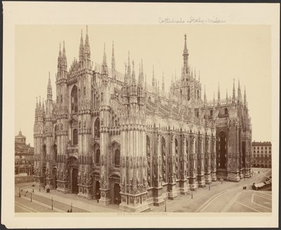 Milano, katedraali kuninkaallisesta palatsista tekijältä Unknown artist