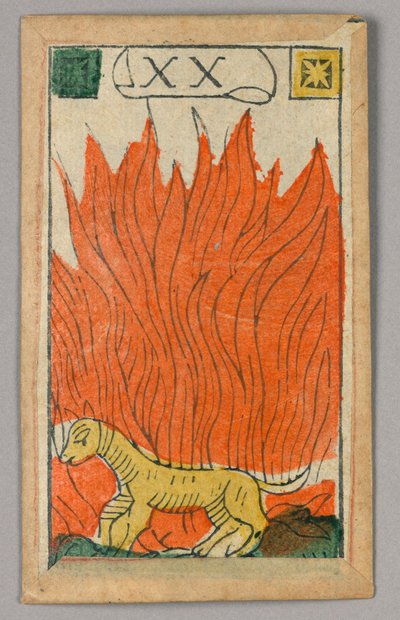 Minchiate (Tarot) -pelikortti tekijältä Unknown artist