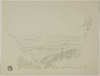Mont Blanc Juralta tekijältä Unknown artist