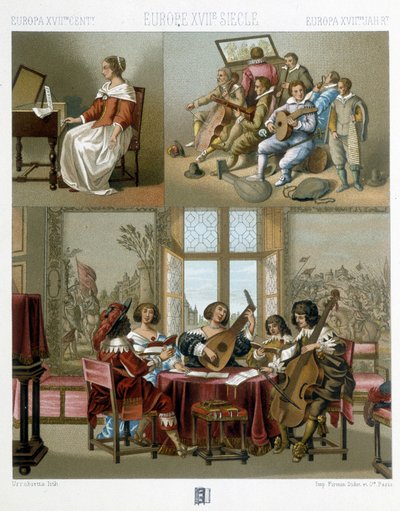 Musiikkia Euroopassa 1600-luvulla - Racinet