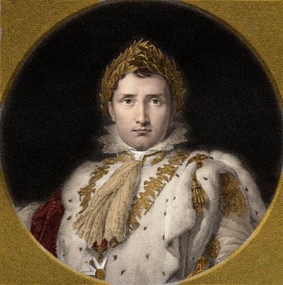 Napoleon Bonaparte 1769-1821 - kaiverrus - 1800-luku tekijältä Unknown artist