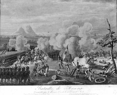Napoleonin sota: Marengon taistelu, 14. kesäkuuta tekijältä Unknown artist