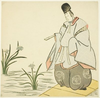 Narihira Yatsuhashin sillalla tekijältä Unknown artist
