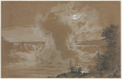 Niagaran putoukset Moonlightissa tekijältä Unknown artist