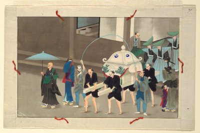Yksi kuudestatoista kohtauksesta miehen kuolemasta ja hautaamisesta tekijältä Unknown artist