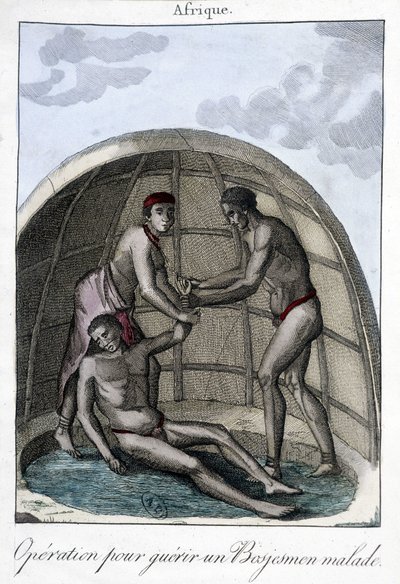Leikkaus Bojesmenin parantamiseksi - kaiverrus tekijältä Unknown artist