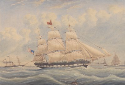 Pakettilaiva Ivanhoe 1849 tekijältä Unknown artist