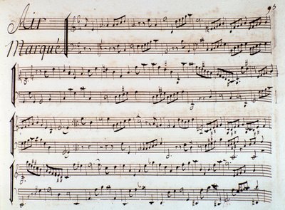 Castor et Polluxin musiikkipartituuri, Rameaun tragedia (1737) tekijältä Unknown artist