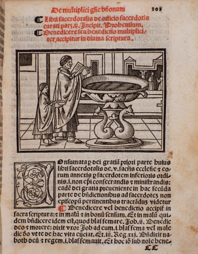 Sivu Castellinin liturgiakirjasta "Liber Sacerdotalis". tekijältä Unknown artist