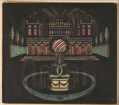 Palatsi ja suihkulähde tekijältä Unknown artist