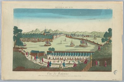 Peep-show, Vue de Baionne, No. 119 tekijältä Unknown artist