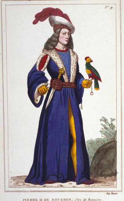 Pietari II, isä de Beaujeu, Bourbonin herttua (1439-1503). tekijältä Unknown artist