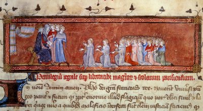 Philippe Auguste (1165 - 1223) luovutti ensimmäisen etuoikeuden tekijältä Unknown artist