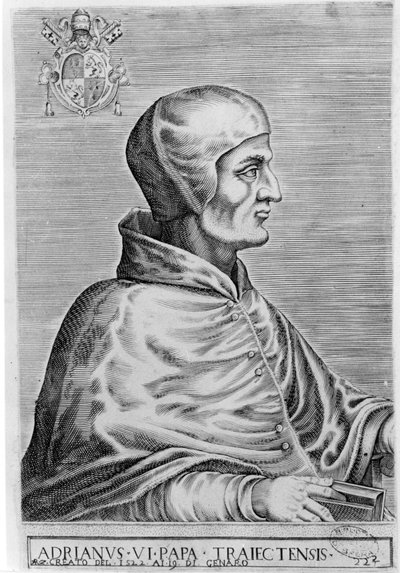 Paavi Adrien VI (1459-1523). tekijältä Unknown artist