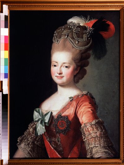Keisarinna Maria Feodorovnan muotokuva (Württembergin Sofia Dorothea) (1729-1828) (Keisarinna Maria Feodoravnan muotokuva, Württembergin Sofia Dorothea). Anonyymi maalaus. Öljy kankaalle, 84,7 x 62,7 cm tekijältä Unknown artist