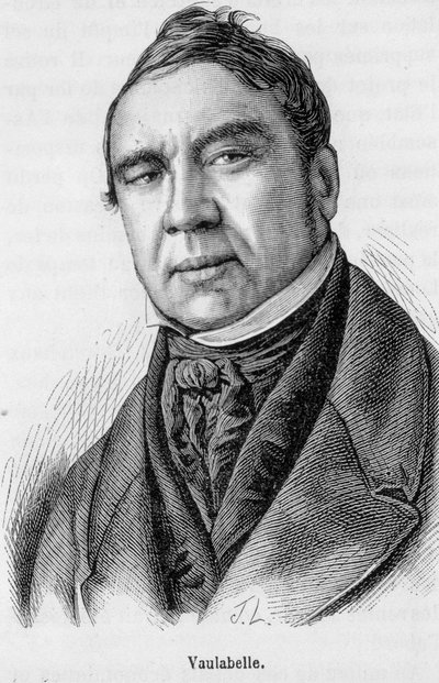 Ranskan opetusministerin Achille Tenaille de Vaulabellen (1799-1879) muotokuva. tekijältä Unknown artist