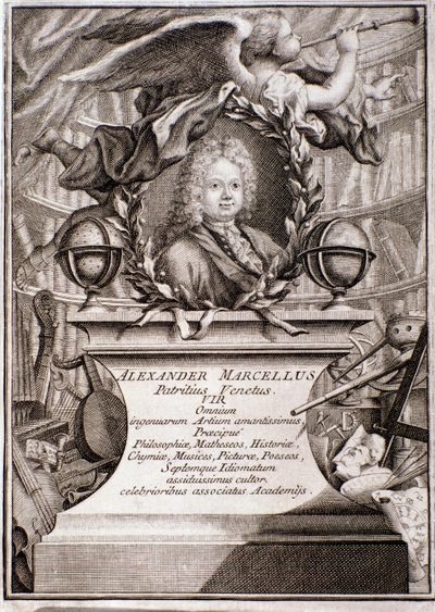 Alessandro Marcellon muotokuva (kaiverrus) tekijältä Unknown artist