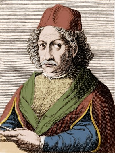 Andrea Verrocchion (1435 - 1488) muotokuva. tekijältä Unknown artist