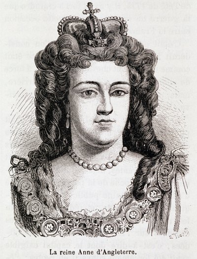 Anne of Englandin muotokuva. tekijältä Unknown artist